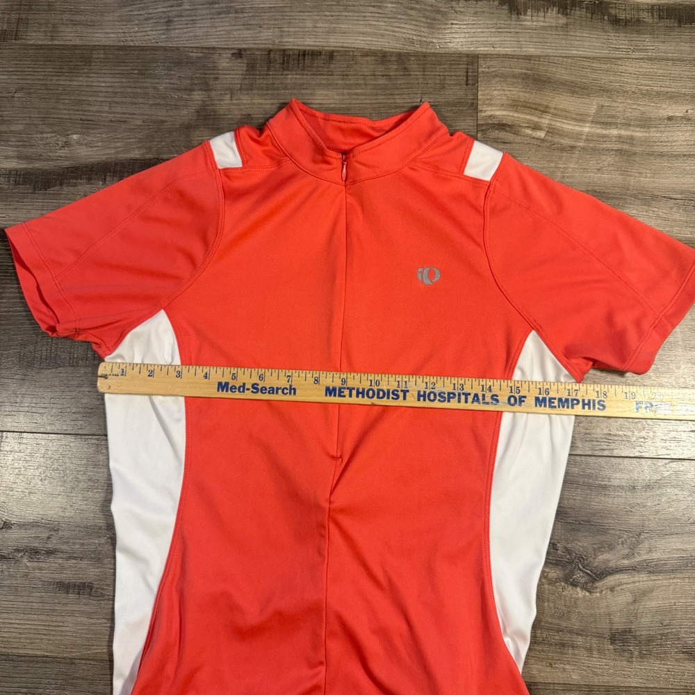 Pearl Izumi 100 Select Cycling Jersey Womens Large‎ Coral Pink Bike Shirt - Picture 5 of 7